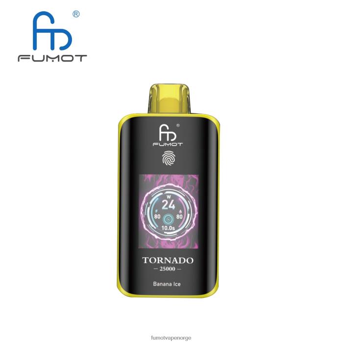 Fumot Norge - Fumot Tornado 25000 engangsvape bananis FV2H81