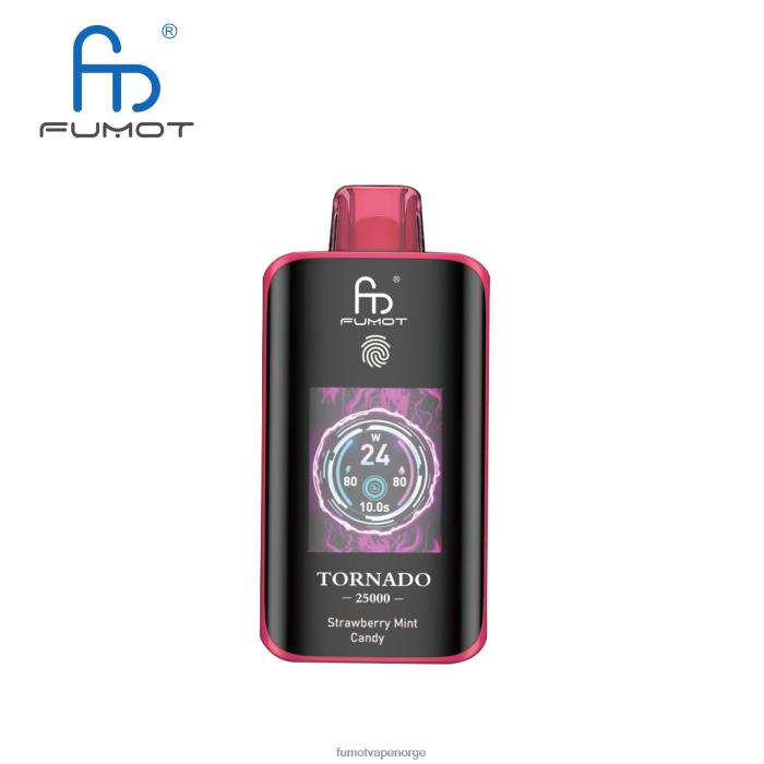 Fumot Shop - Fumot Tornado 25000 engangsvape jordbær mynte godteri FV2H815