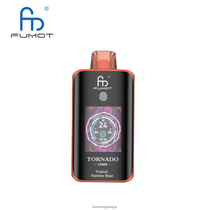 Fumot Tech - Fumot Tornado 25000 engangsvape tropisk regnbueeksplosjon FV2H813