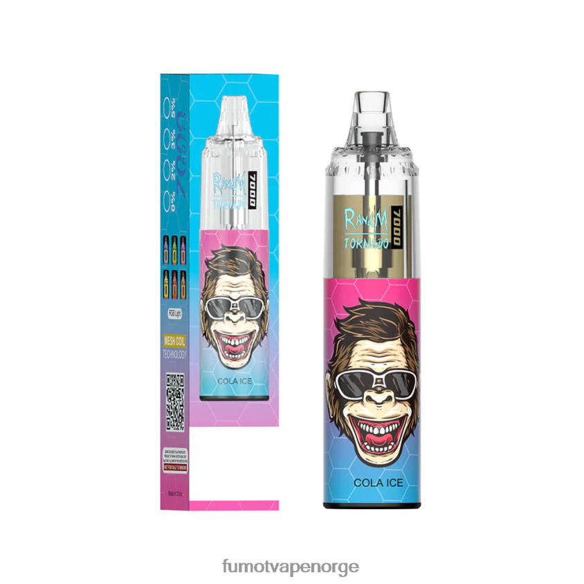 Fumot Flavours | Fumot Tornado 14ml (1 stk) 7000 engangs vape penn jordbær smultring XH0864100