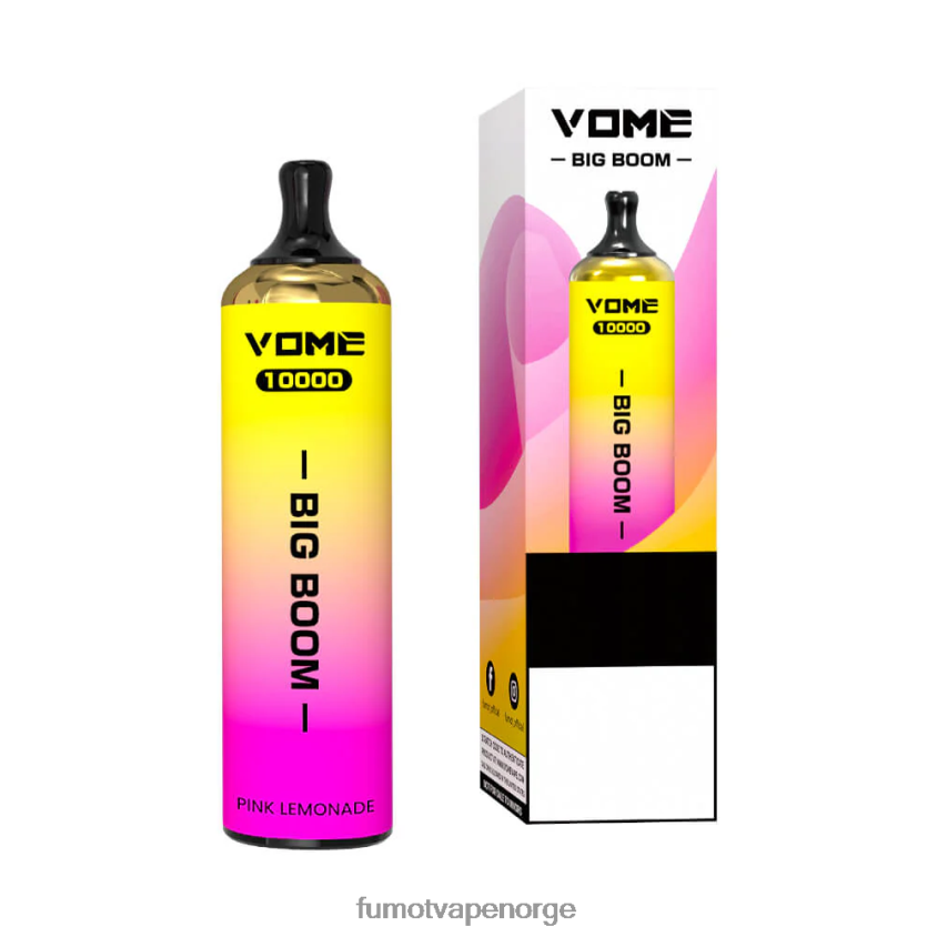 Fumot Vape Shop | Fumot Vome Big Boom engangs vape penn 10000 - 20ml (1 stk) jordbær vannmelon is XH0864446