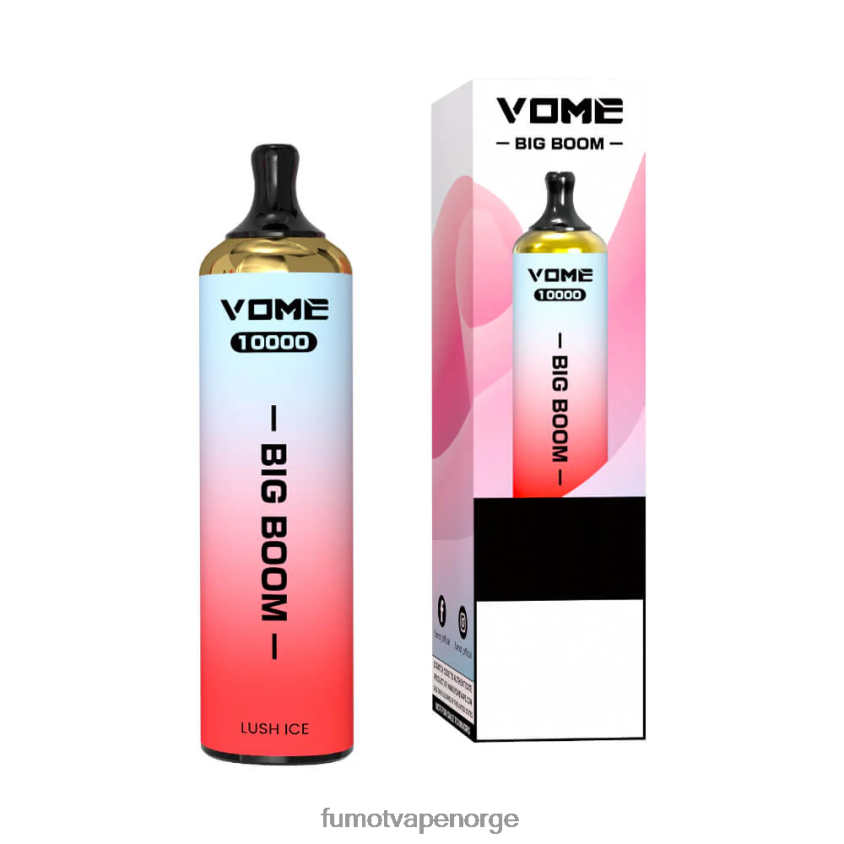 Fumot Vape Shop | Fumot Vome Big Boom engangs vape penn 10000 - 20ml (1 stk) jordbær vannmelon is XH0864446
