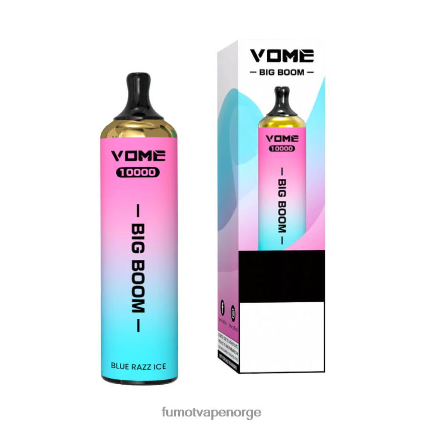 Fumot Vape Shop | Fumot Vome Big Boom engangs vape penn 10000 - 20ml (1 stk) jordbær vannmelon is XH0864446