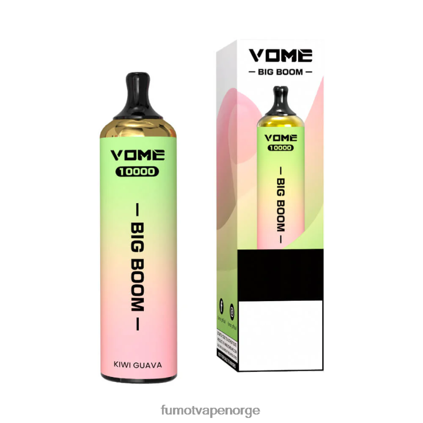 Fumot Vape Shop | Fumot Vome Big Boom engangs vape penn 10000 - 20ml (1 stk) jordbær vannmelon is XH0864446