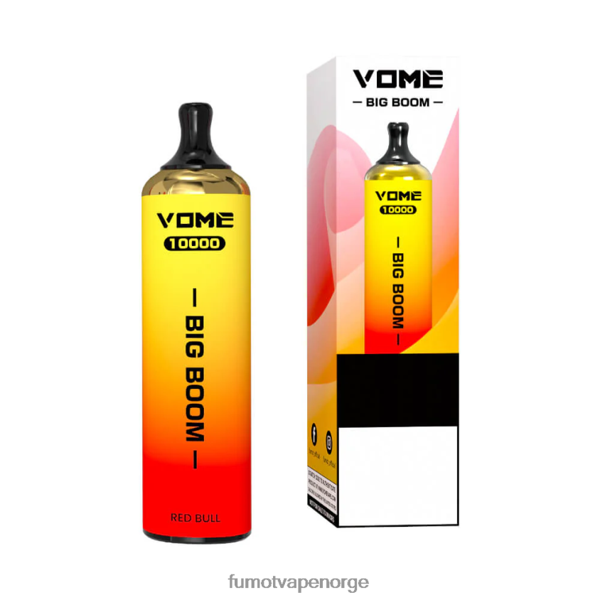 Fumot Vape Shop | Fumot Vome Big Boom engangs vape penn 10000 - 20ml (1 stk) jordbær vannmelon is XH0864446