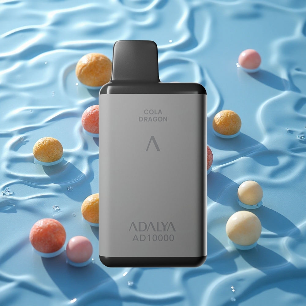 Adalya AD 10000 Puffs Engangs Vape Blå Is med 14 ml e-væske og USB-C-lading