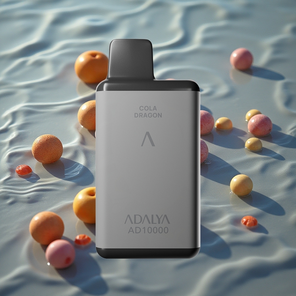 Adalya AD 10000 Puffs Engangs Vape Lady Killer Romgrå med 14 ml e-væske