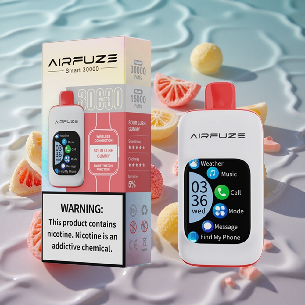 AirFuze Smart 30000 Puffs Engangs Vape Sur Gummibær