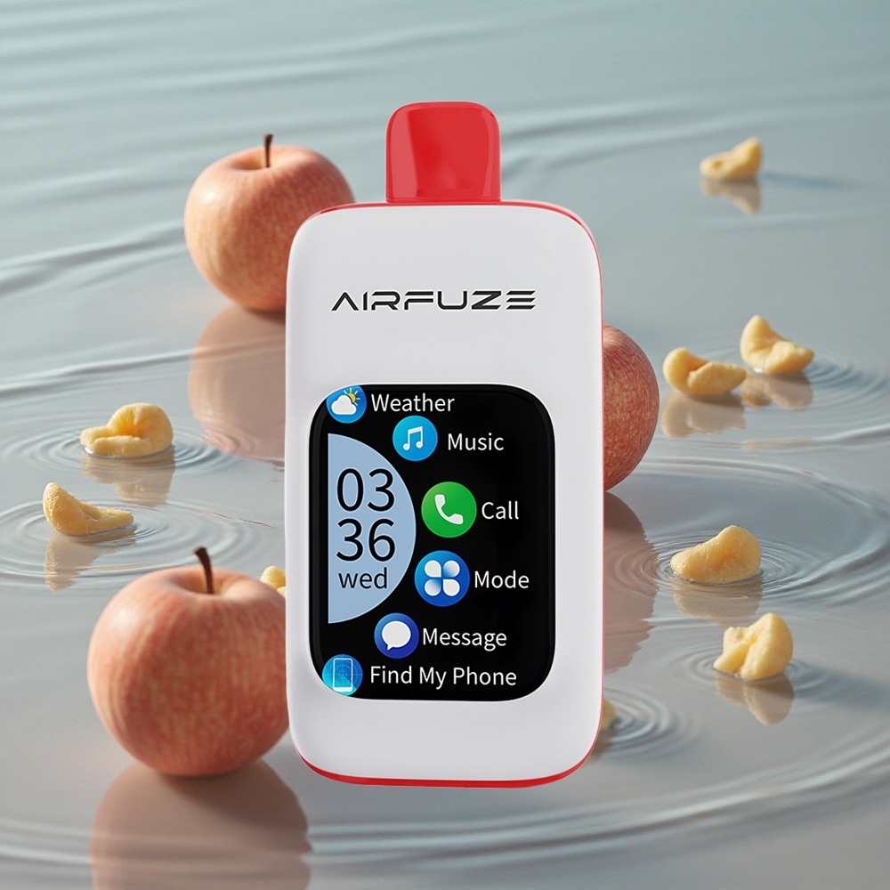 AirFuze Smart 30000 Puffs Engangs Vape Triple Eple med 5% Nikotin og 900mAh Batteri