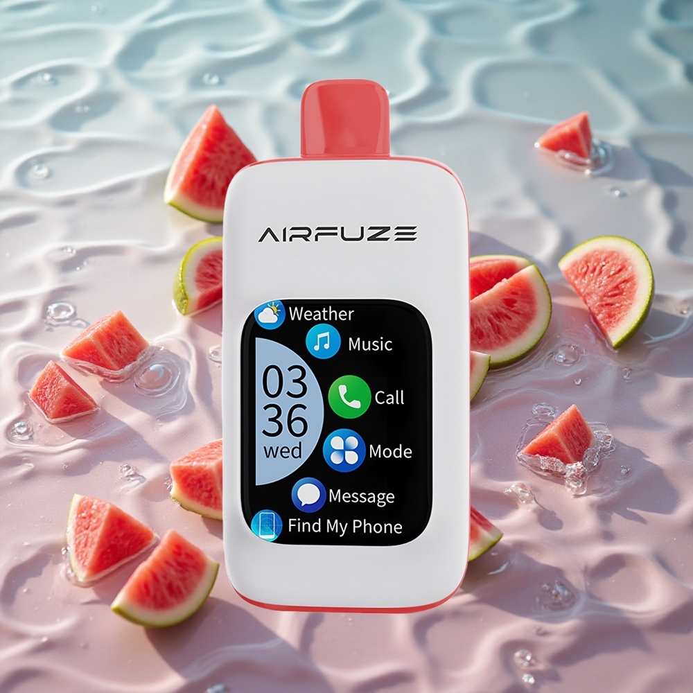 AirFuze Smart 30000 Puffs Engangs Vape Vannmelon Is med 5% Nikotin og 900mAh Batteri