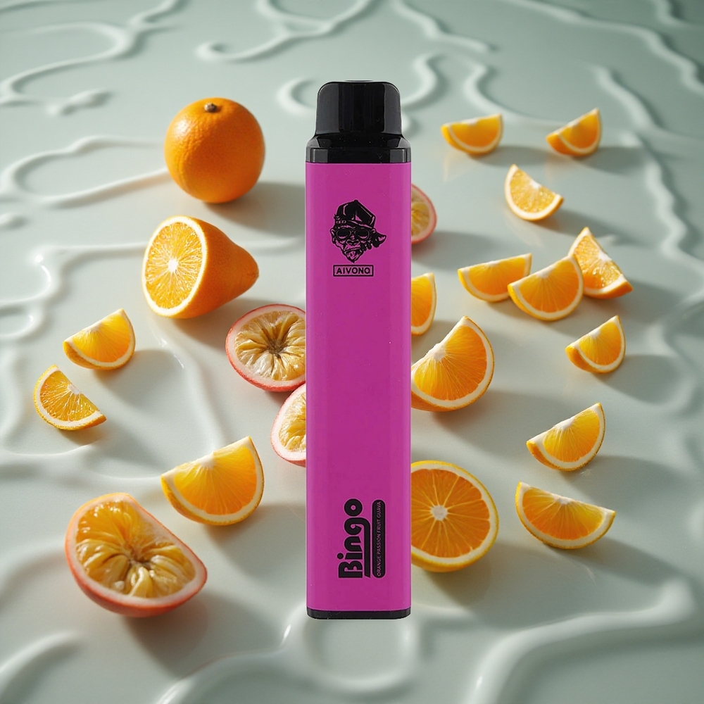Aivono AIM BINGO 4000 Puffs Appelsin Pasjonsfrukt Guava med 10 mL E-Liquid og 1000mAh Batteri