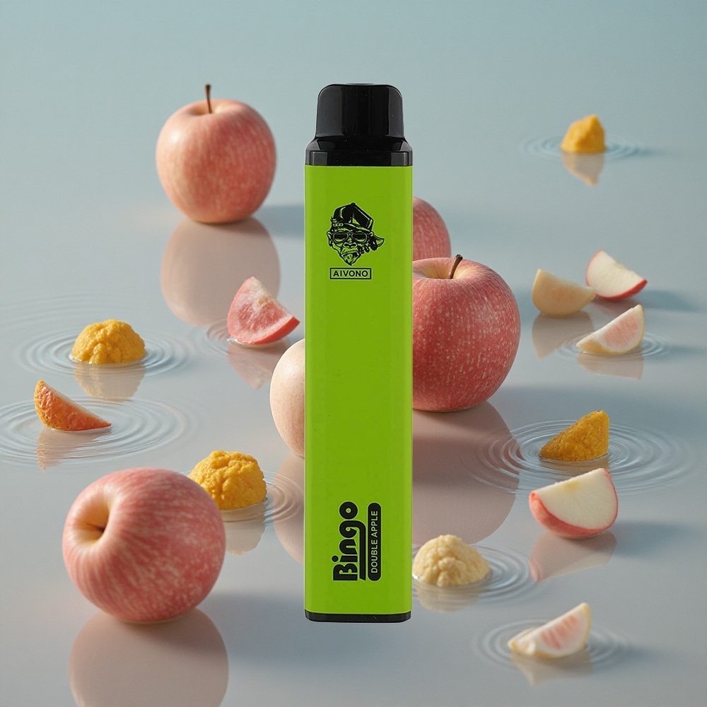 Aivono AIM BINGO 4000 Puffs Engangs Vape Dobbel Eple