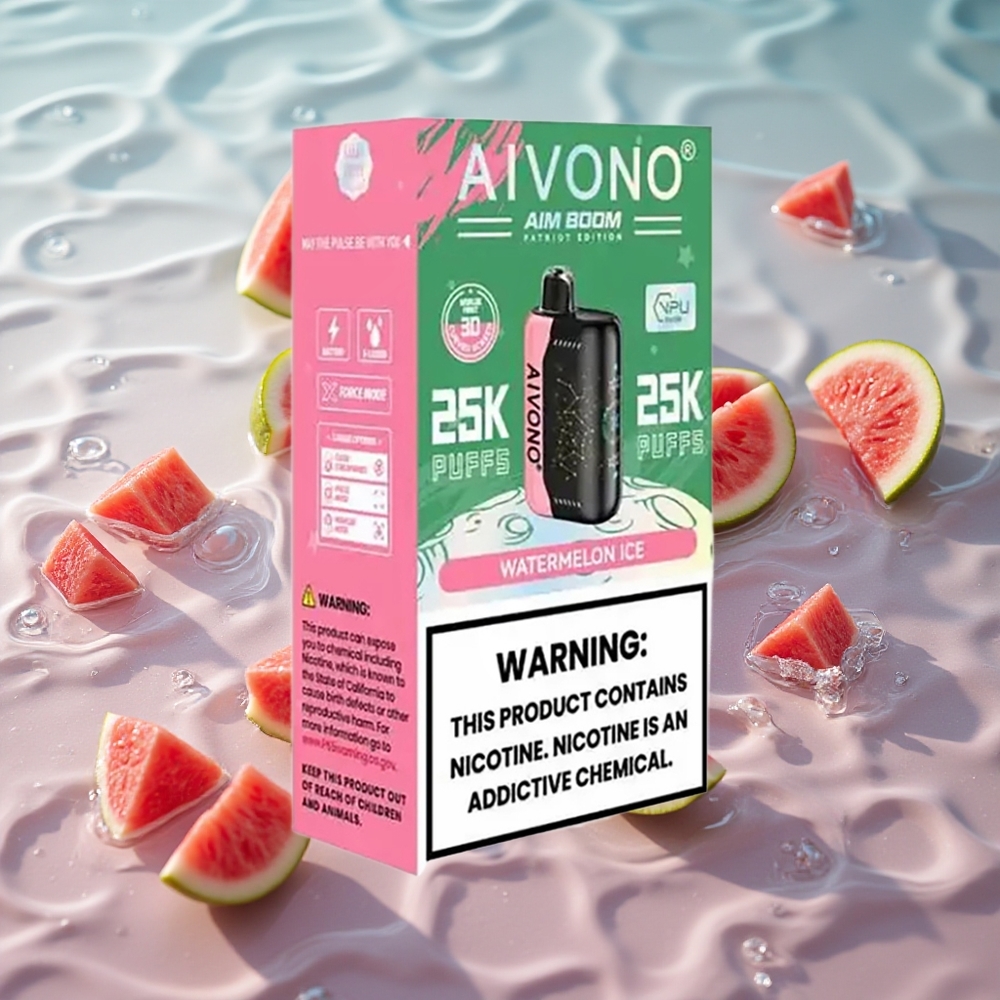 Aivono AIM BOOM 25000 Puffs Vanndråpeis med Type-C-lading