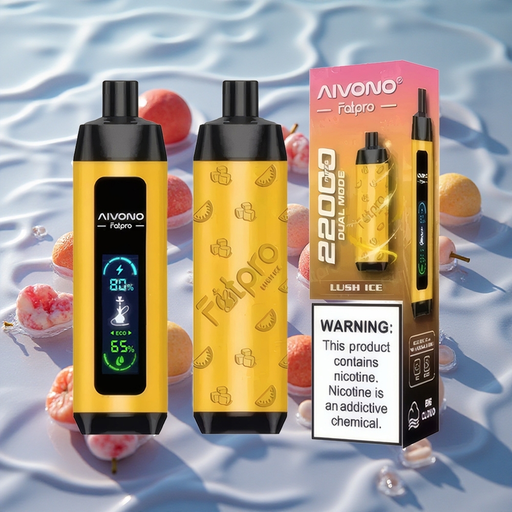 Aivono AIM FATPRO 22000 Puffs Oppladbar Engangs Vape Suftig Is