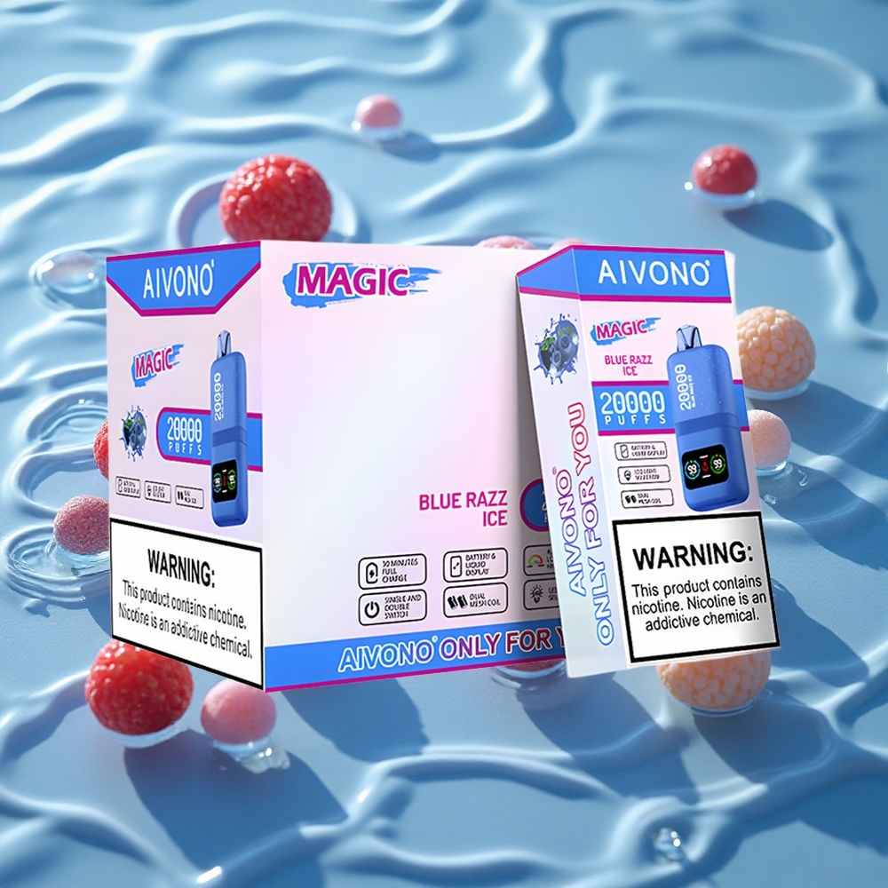 Aivono AIM MAGIC 20000 Puffs Dual Mesh Blåbringebær Is