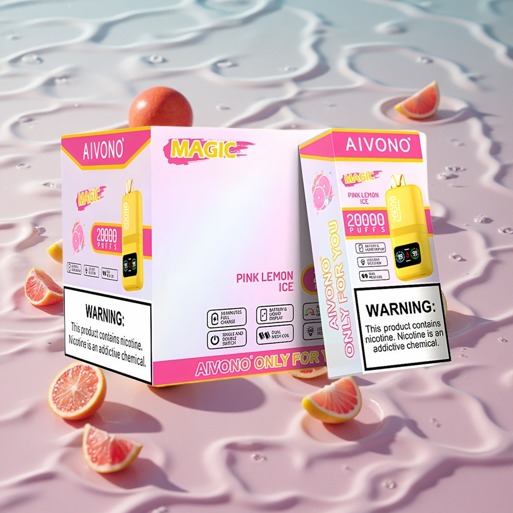 Aivono AIM MAGIC 20000 Puffs Dual Mesh Bladende sitron is