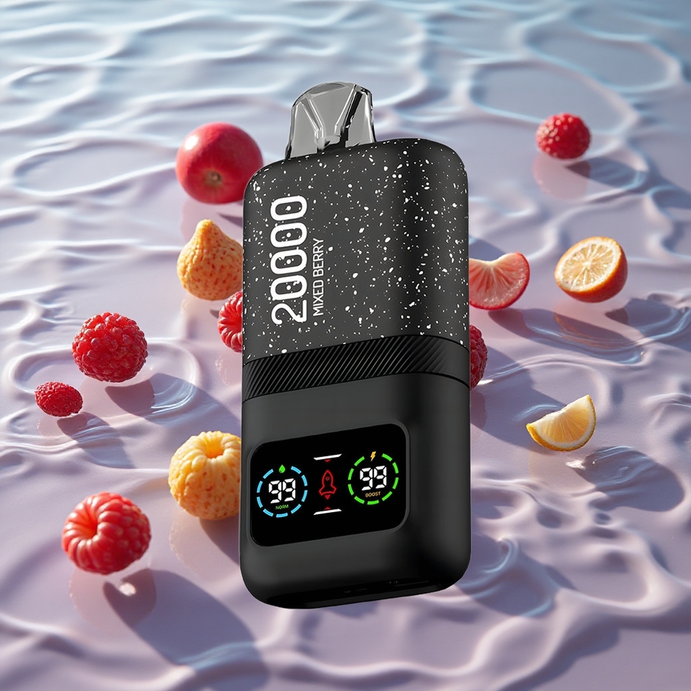 Aivono AIM MAGIC 20000 Puffs Engangs Vape Blandet Bær med LCD-skjerm