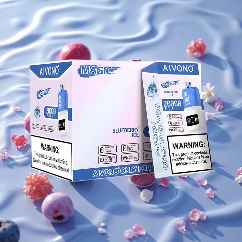 Aivono AIM MAGIC 20000 Puffs Oppladbar Engangs Vape Blåbæris