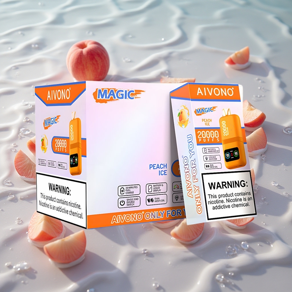 Aivono AIM MAGIC 20000 Puffs Oppladbar Engangs Vape Ferskenis