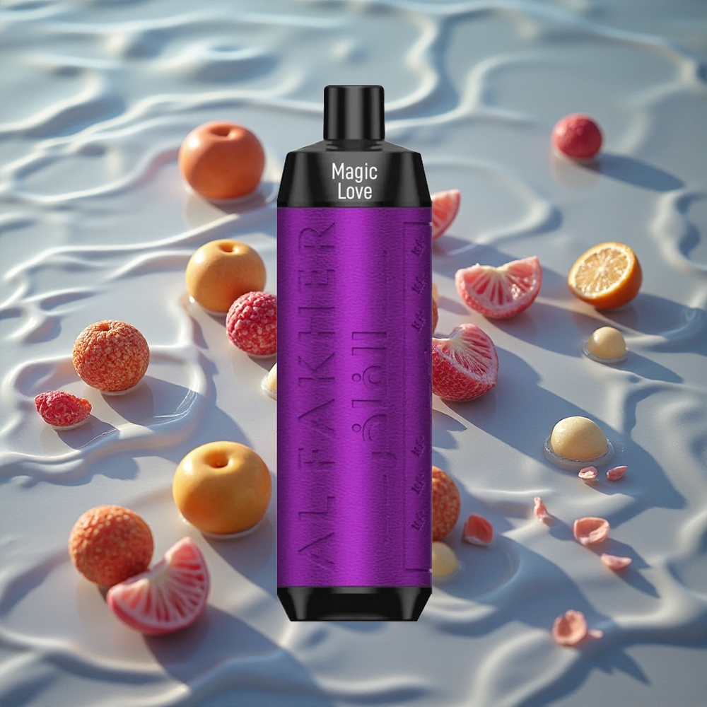 Al Fakher Crown Bar 8000 Crystal Engangs Vape Magisk Kjærlighet med 18ml e-Væske og 8000 Pust