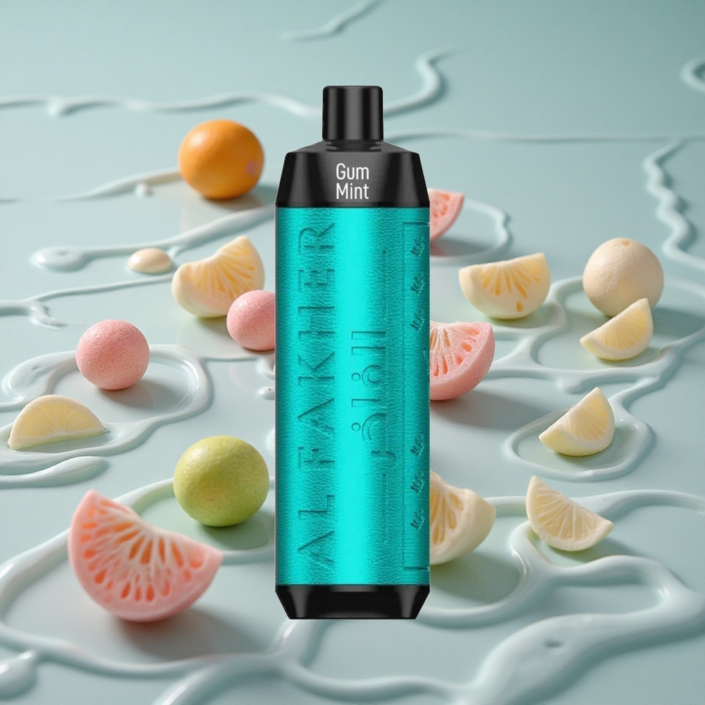 Al Fakher Crown Bar 8000 Crystal Engangs Vape Tyggegummi Mynte med 18ml e-Væske og 8000 Pust