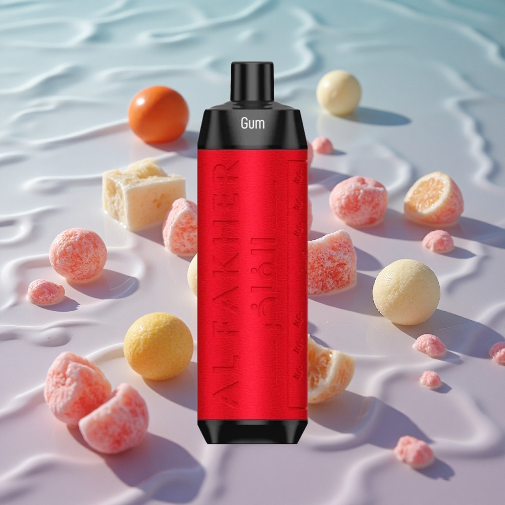 Al Fakher Crown Bar 8000 Crystal Engangs Vape Tyggegummi Smak med 18ml e-Væske og 8000 Trekk