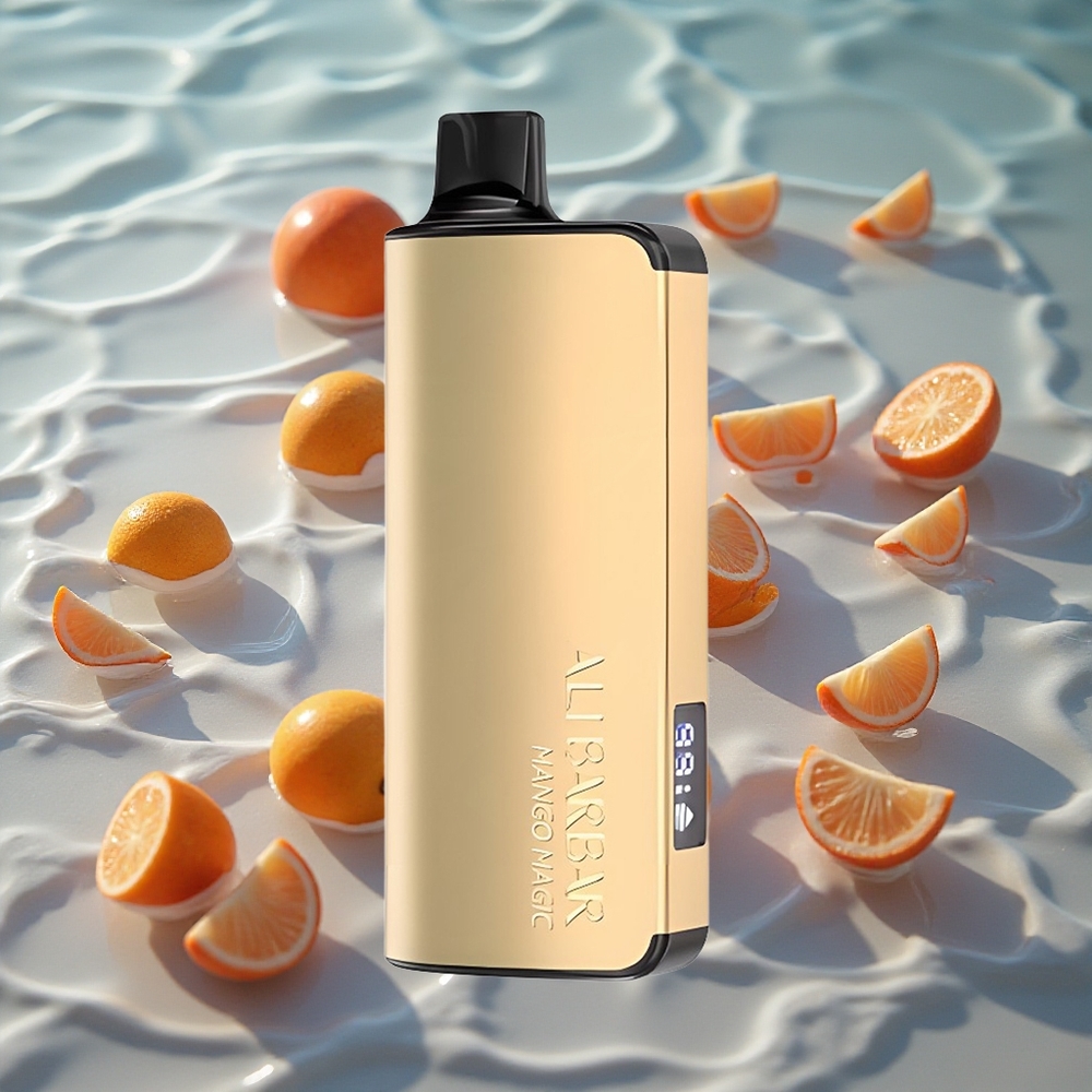 Alibarbar Ingot 9000 Puffs Engangs Vape Mango Magi med 22ml E-væske