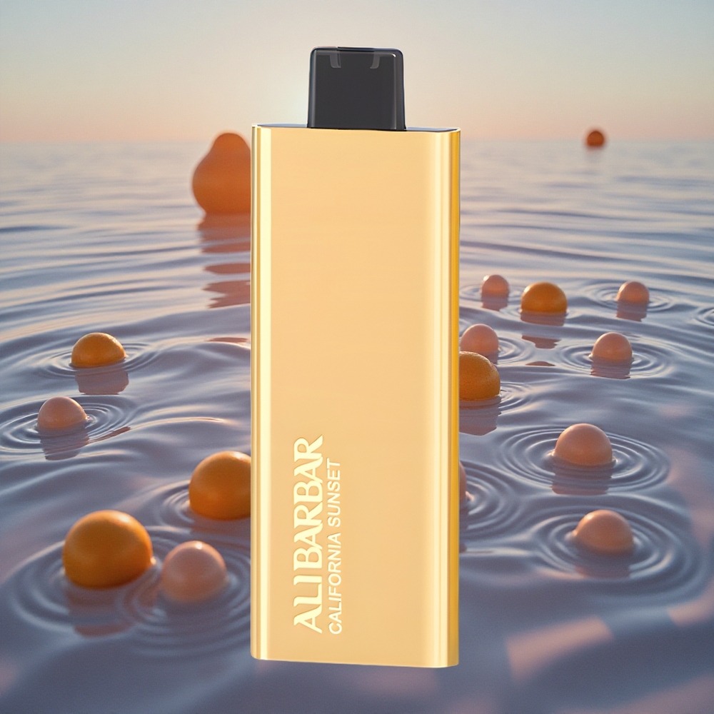 Alibarbar Pandora 7000 Puffs Engangs Vape California Solnedgang med 17 ml e-væske