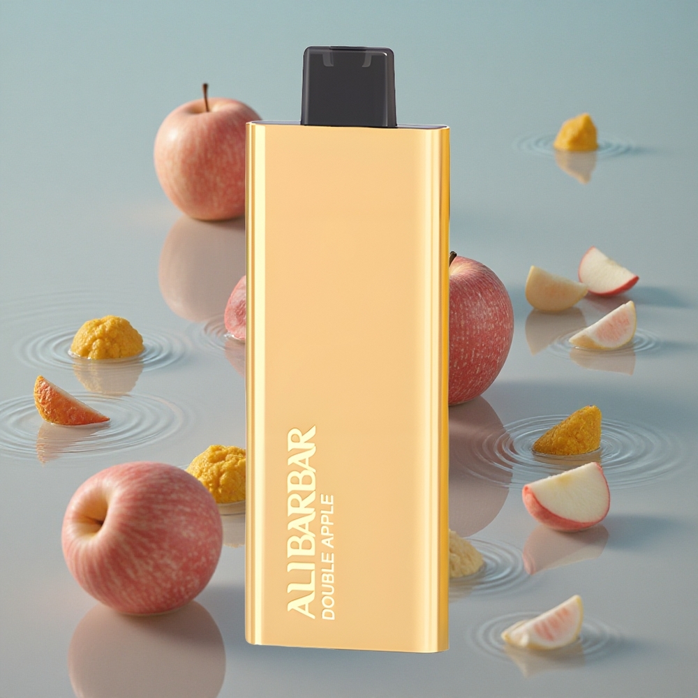 Alibarbar Pandora 7000 Puffs Engangs Vape Dobbel Eple med 17 ml e-væske