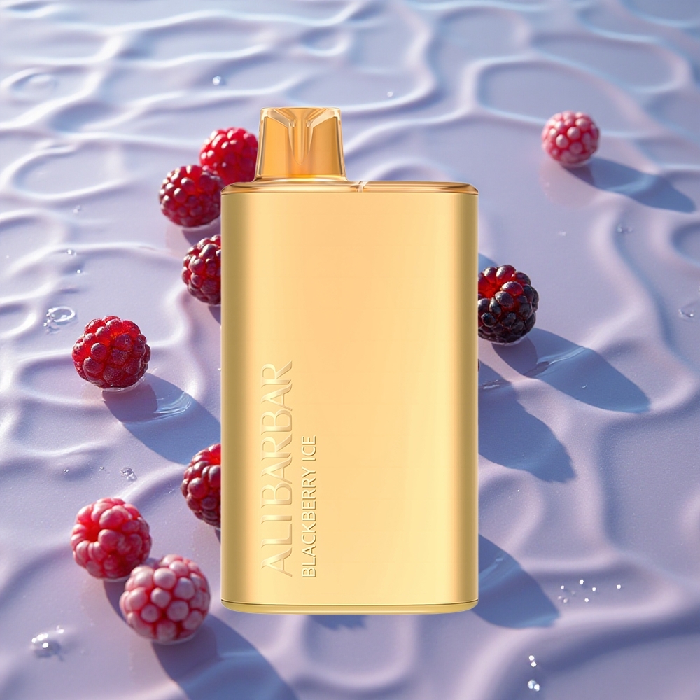 Alibarbar Rich 8000 Puffs Engangs Vape Bjørnebær Is med 20ml Væske og 2000 mAh Batteri