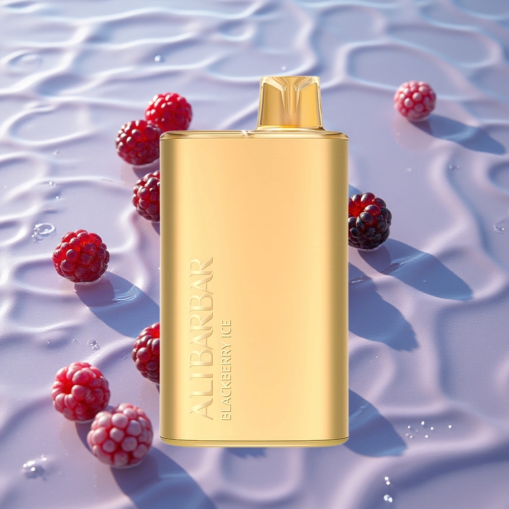 Alibarbar Rich 8000 Puffs Engangs Vape Bjørnebær Is med 20ml Væske og 2000 mAh Batteri