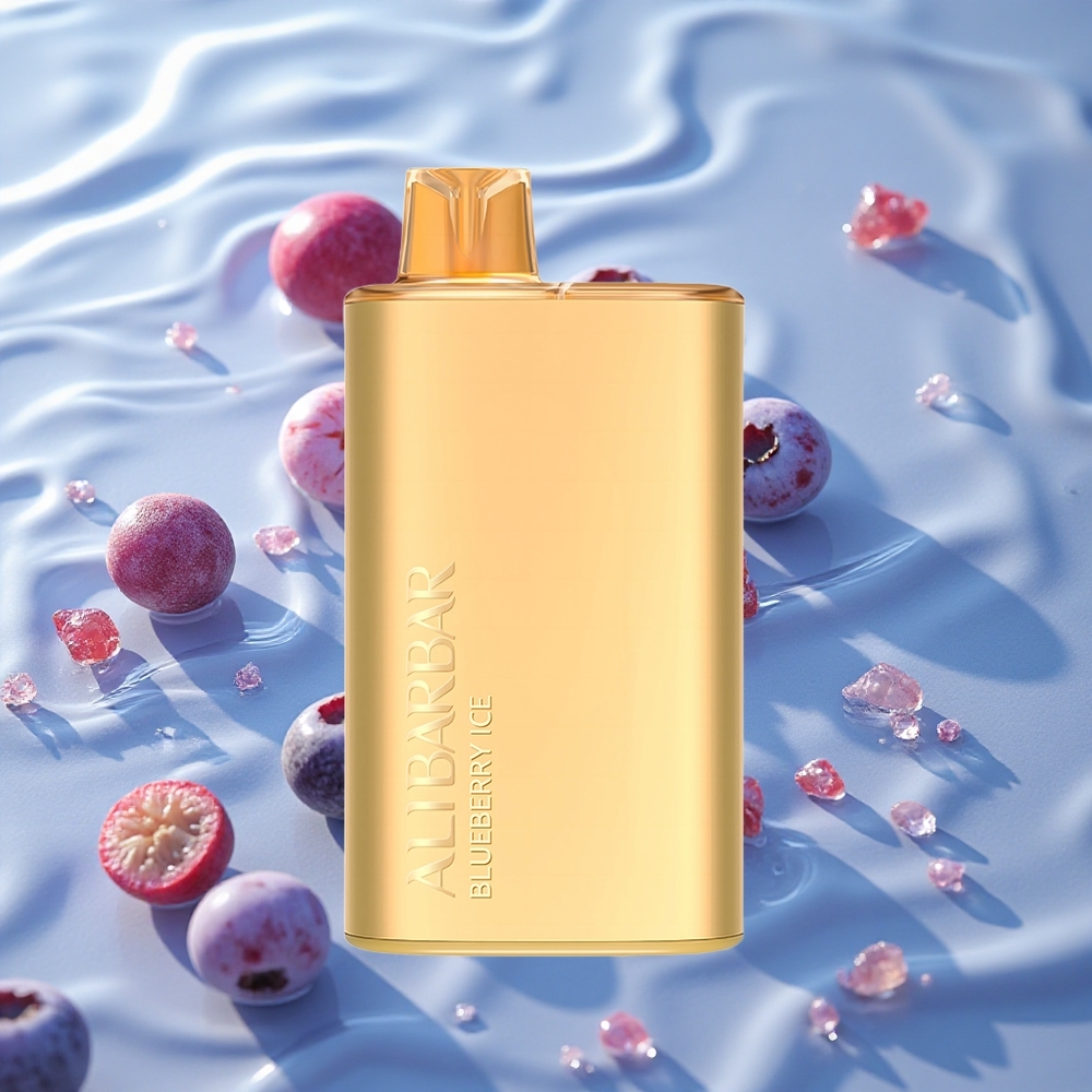 Alibarbar Rich 8000 Puffs Engangs Vape Blåbæris med 20ml væske og 2000 mAh batteri