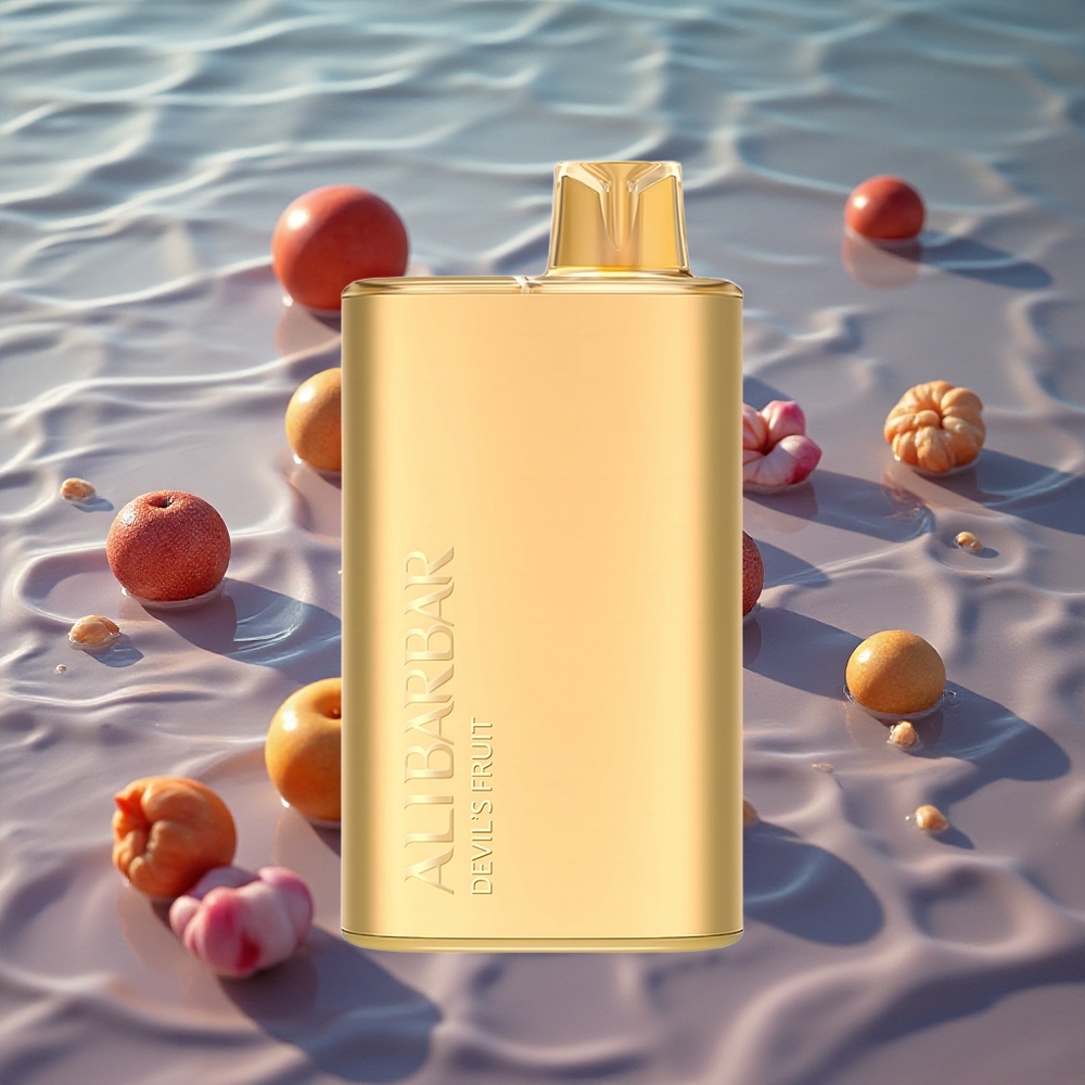 Alibarbar Rich 8000 Puffs Engangs Vape Djevelens Frukt med 20ml Væske og 2000 mAh Batteri