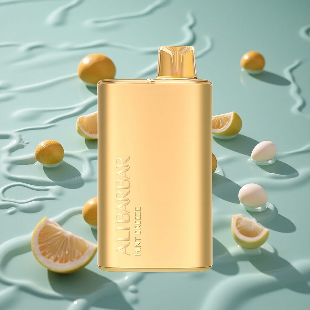 Alibarbar Rich 8000 Puffs Engangs Vape Mintebris med 20ml Væske og 2000 mAh Batteri