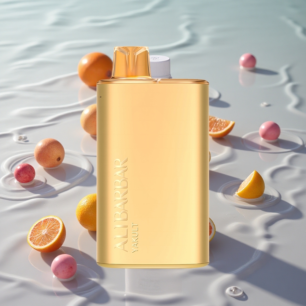 Alibarbar Rich 8000 Puffs Engangs Vape Yakult med 20ml E-væske og 2000 mAh Batteri