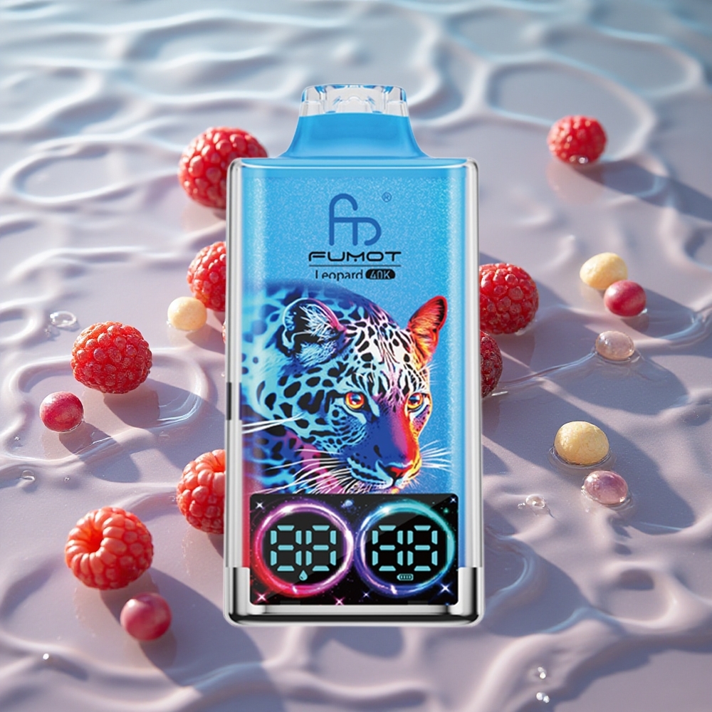 Fumot Leopard 40K Puffs Engangs Vape Blandede Bær med 0%/2%/3%/5% Nikotin og 700mAh Batteri