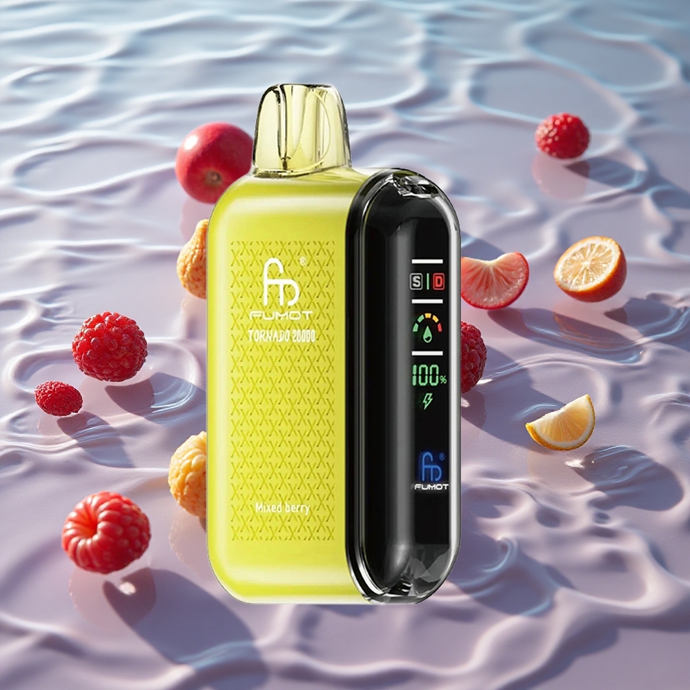 Fumot Tornado 20000 Puffs Dual Mesh Coil Blandet Bær