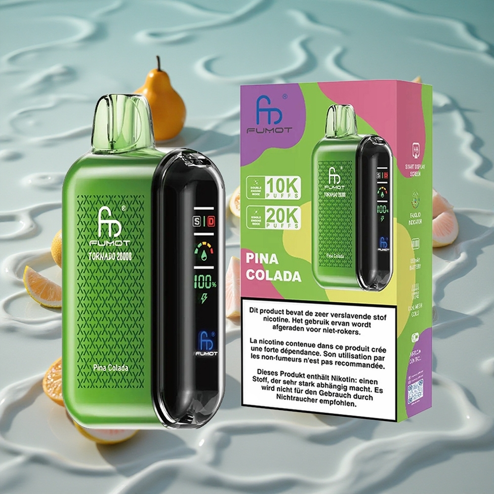 Fumot Tornado 20000 Puffs Dual Mesh Coil Pina Colada