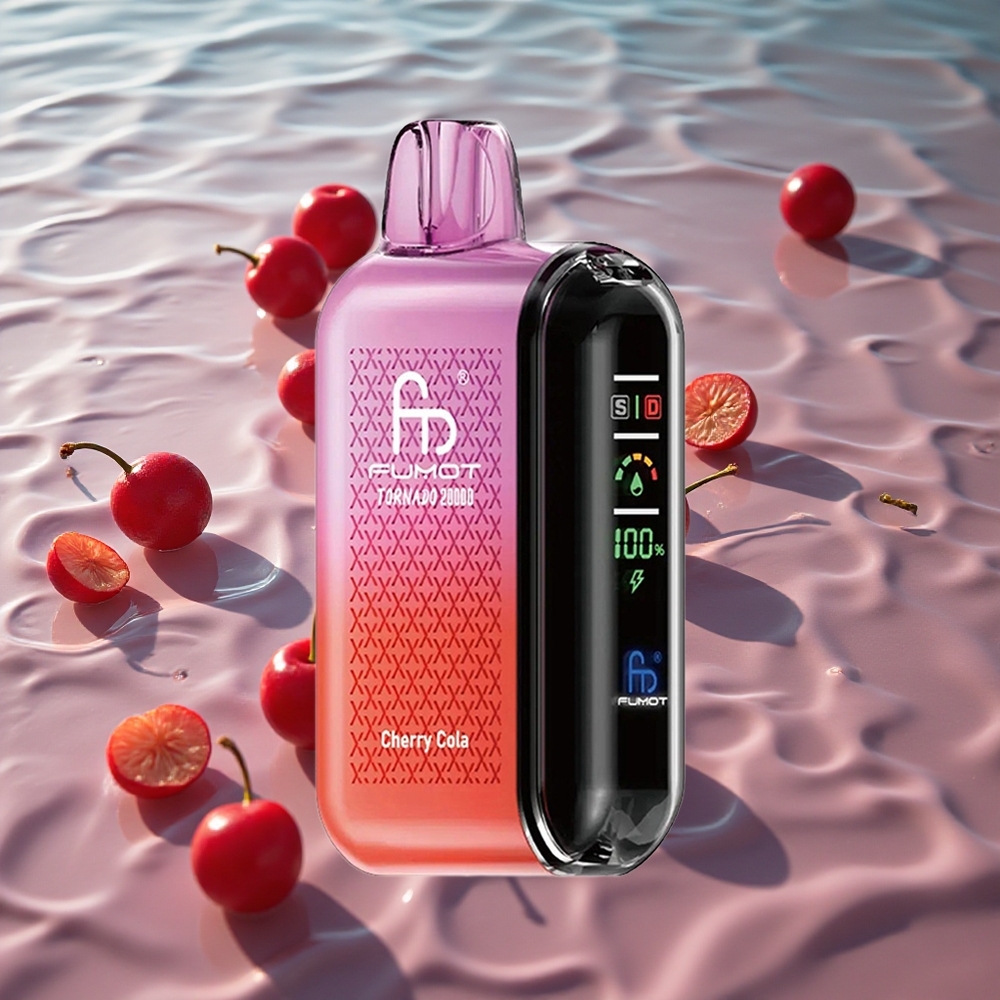 Fumot Tornado 20000 Puffs Oppladbar Batteri Kirsebær Cola