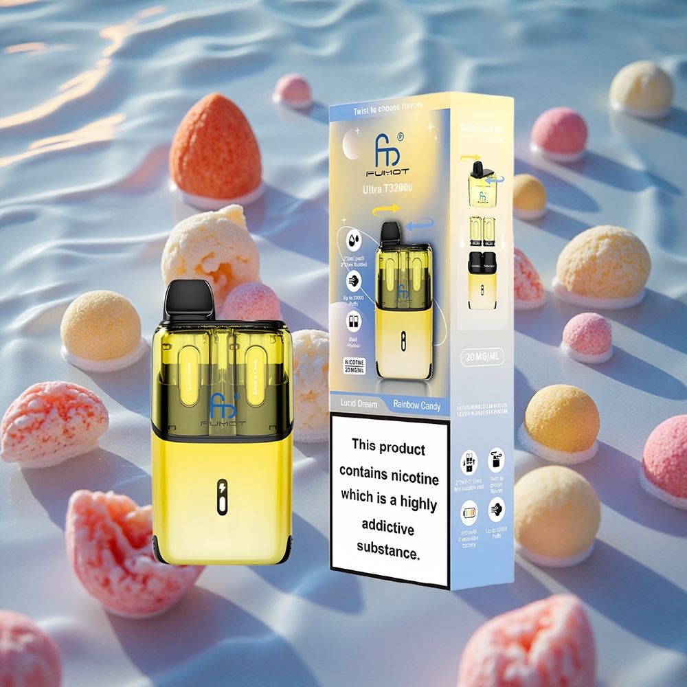 Fumot Ultra T32000 Engangs Vape 800mAh Batteri Regnbue Godteri