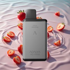 Adalya AD 10000 Puffs Engangs Vape Jordbærsprøyting med 14 ml e-væske og USB-C-lading