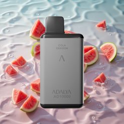 Adalya AD 10000 Puffs Engangs Vape Vannmelon Is med USB-C-lading og 14 ml e-væske
