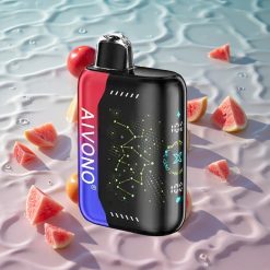Aivono AIM BOOM 25000 Puffs Isvannmelon Kirsebær med 28ml E-Liquid og Type-C Lading