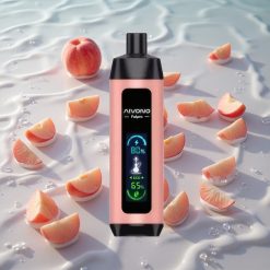 Aivono AIM FATPRO 22000 Puffs Oppladbar E-sigarett Fersken Is med 28ml E-væske og 0,6 ohm Mesh Coil