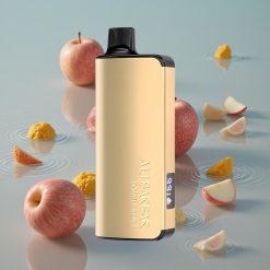 Alibarbar Ingot 9000 Puffs Engangs Vape Dobbel Eple med 22ml E-væske og 2350mAh Batteri
