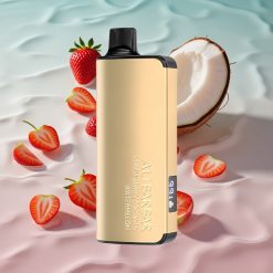 Alibarbar Ingot 9000 Puffs Engangs Vape Jordbær Kokosnapp Vannmelon med 22ml E-væske