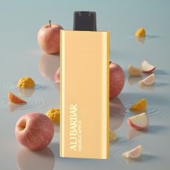 Alibarbar Pandora 7000 Puffs Engangs Vape Dobbel Eple med 17 ml e-væske