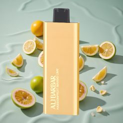 Alibarbar Pandora 7000 Puffs Engangs Vape Pasjonsfrukt Mango Lime med 17 ml e-væske