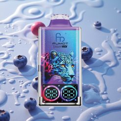 Fumot Leopard 40K Puffs Engangsvape Blåbær på Is med 0%/2%/3%/5% Nikotin og Type-C-lading