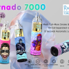 Fumot Tech | Fumot Tornado 7000 engangs vape penn - 14ml (1 stk) kjølig mynte XH086473